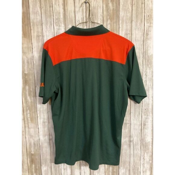 KNIGHTS APPAREL NCAA Miami Hurricanes College Football Polo Shirt Men's X-Large - Picture 4 of 9